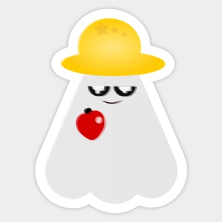 Cute Halloween Ghost Boo Sticker